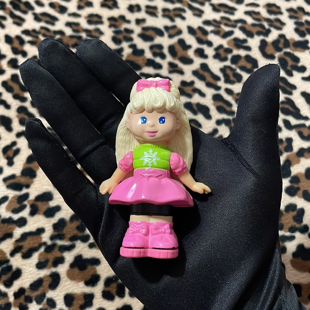 1993 SALLY SECRETS 💕 Vintage McDonalds Happy Meal Toy Doll Blonde 90s Holiday - Picture 3 of 13